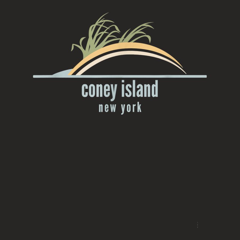 New York Beach Souvenir   Coney Island T Shirt Ladies Fitted T-Shirt by cm-arts | Artistshot