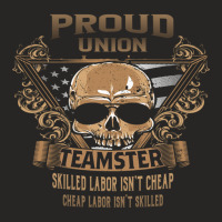 Union Teamsters Pullover Hoodie Ladies Fitted T-shirt | Artistshot