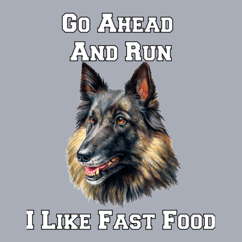 Go Ahead And Run I Like Fast Food Belgian Military Dog Tank Dress by JimenaBauer | Artistshot