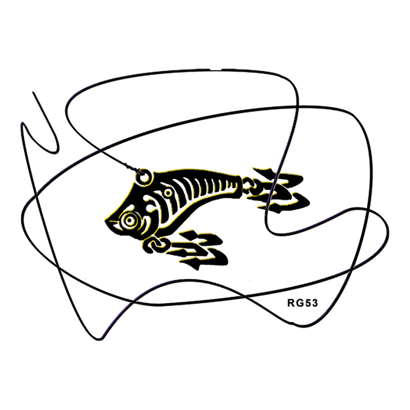 Casting Lure Design, Art Of Fishing Sticker | Artistshot