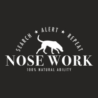 Nose Work Dog, Search Alert Repeat Ladies Fitted T-shirt | Artistshot