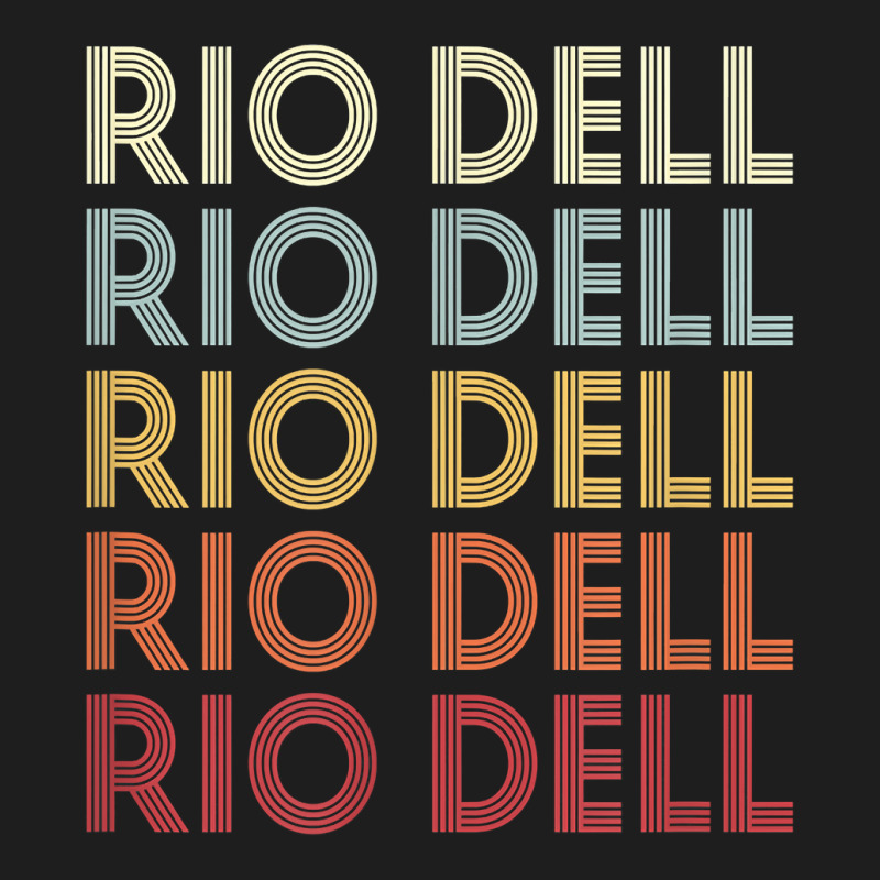 Rio Dell California Rio Dell Ca Retro Vintage Text T Shirt Classic T-shirt | Artistshot