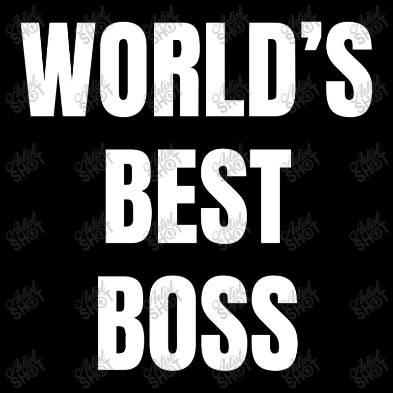 World's Best Boss (black) Worlds Best Boss The Office Pocket Tshirt By