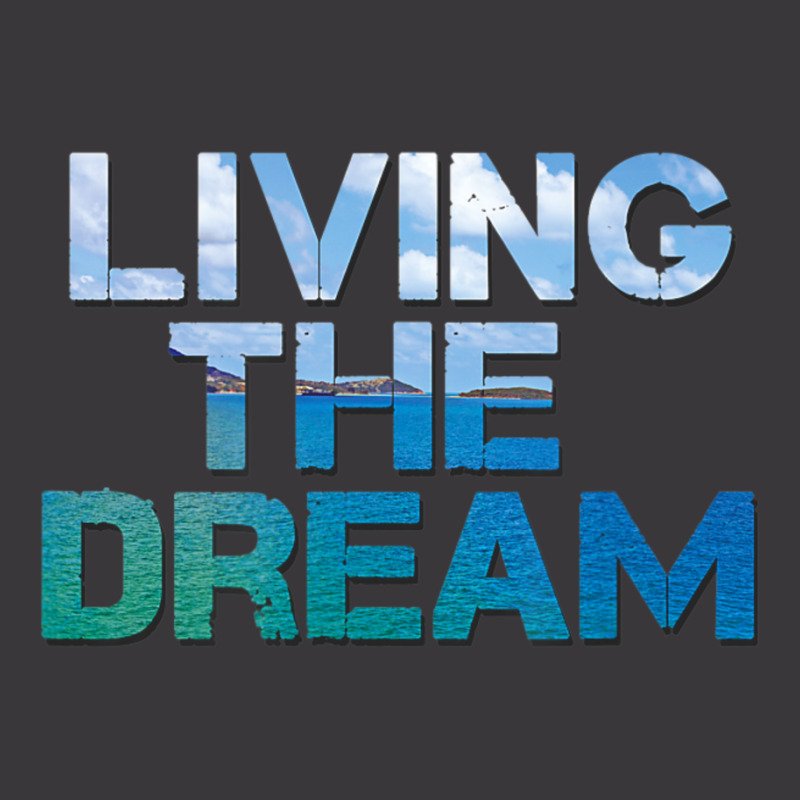 Newlife Living The Dream Letter Print Beach Ladies Curvy T-Shirt by Adcock Salmon | Artistshot