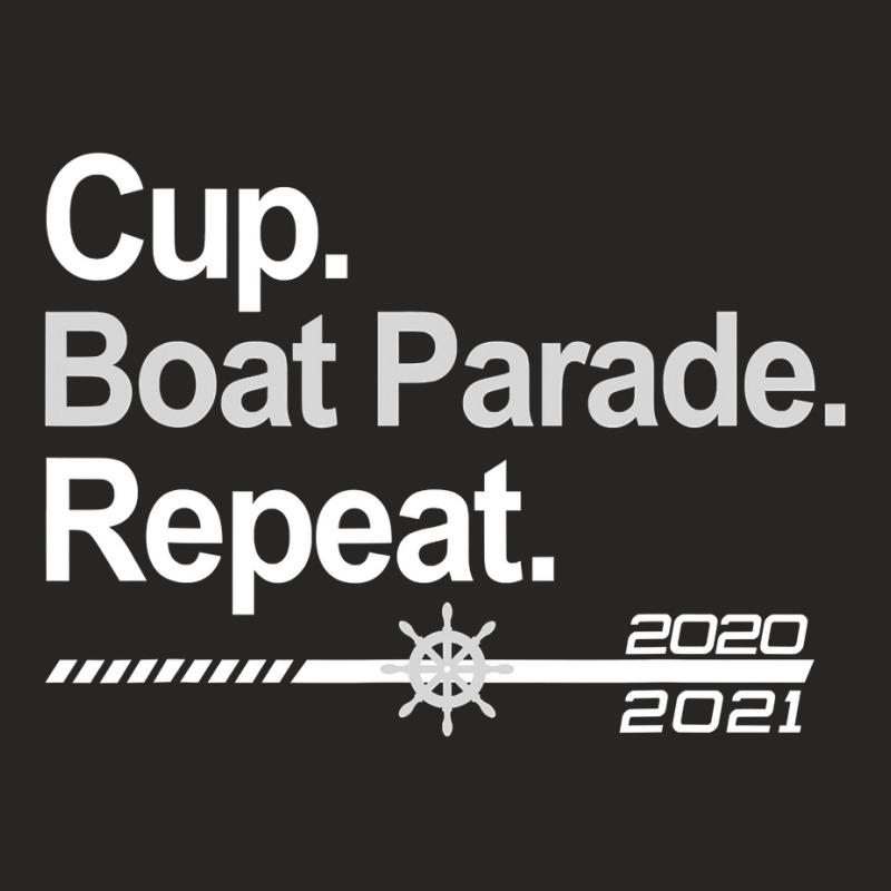 Cup Boat Parade Repeat Funny Hockey Fans Boating T Shirt Ladies Fitted T-Shirt by MleczynskiShae | Artistshot