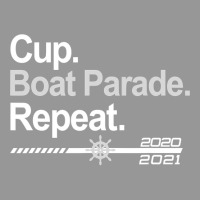 Cup Boat Parade Repeat Funny Hockey Fans Boating T Shirt Women's V-neck T-shirt | Artistshot