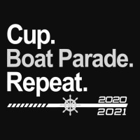 Cup Boat Parade Repeat Funny Hockey Fans Boating T Shirt Crop Top | Artistshot