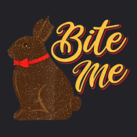 Bite Me Chocolate Bunny Missing Part Ear Youth Tee | Artistshot