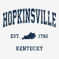 Hopkinsville Kentucky Ky Vintage Athletic Navy Sports Design T Shirt Throw Pillow | Artistshot