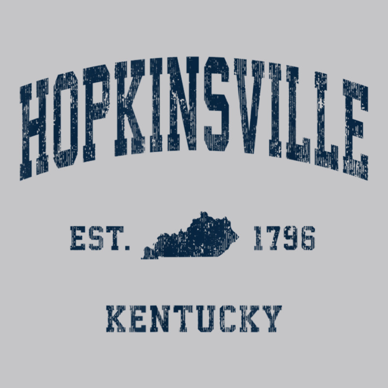 Hopkinsville Kentucky Ky Vintage Athletic Navy Sports Design T Shirt Baby Bodysuit | Artistshot