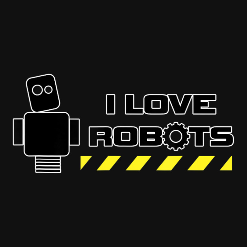 I Love Robots Technology Baby Bibs | Artistshot