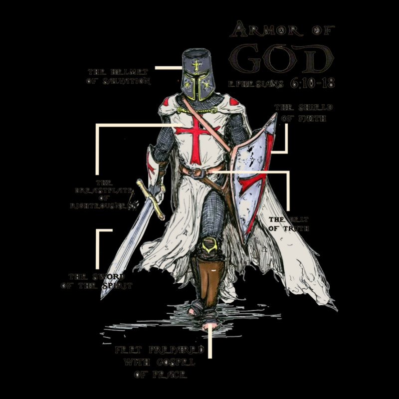 Templar Shield Cross Medieval Warrior Sword Knights Templar Armor Of G Zipper Hoodie | Artistshot