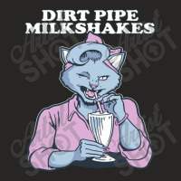 How Did This Get Made T Shirtdirt Pipe Milkshakes T Shirt By Howdidthi Ladies Fitted T-shirt | Artistshot