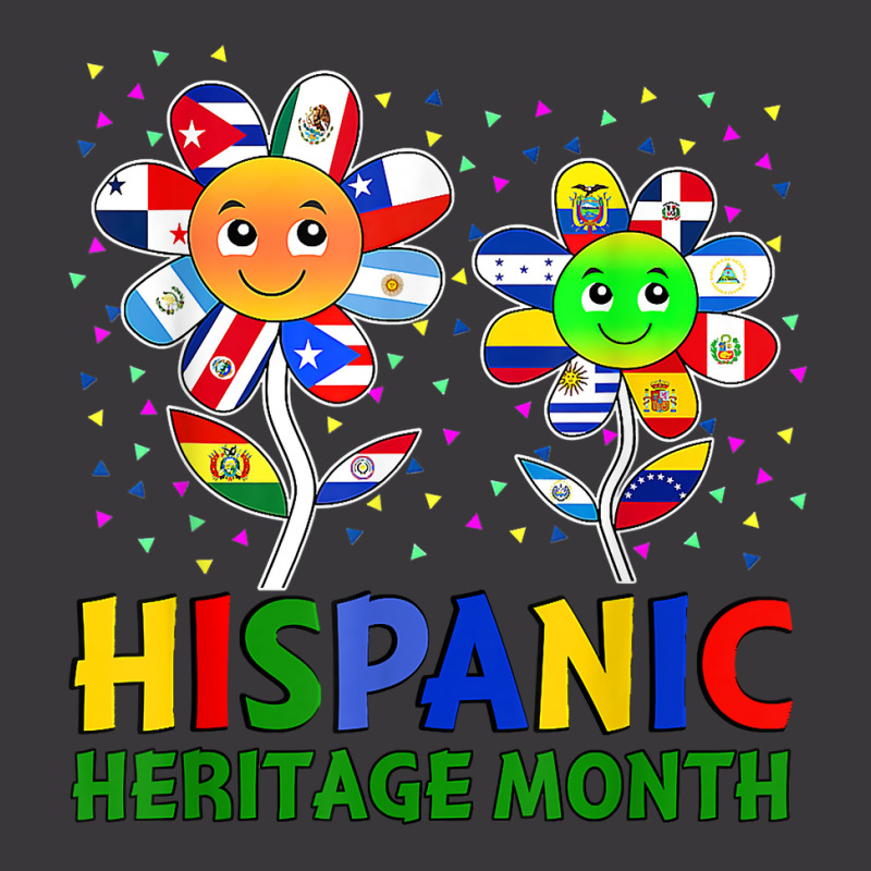 Hispanic Heritage Month Flower Kids Latin Flags T Shirt Ladies Curvy T-Shirt by cm-arts | Artistshot