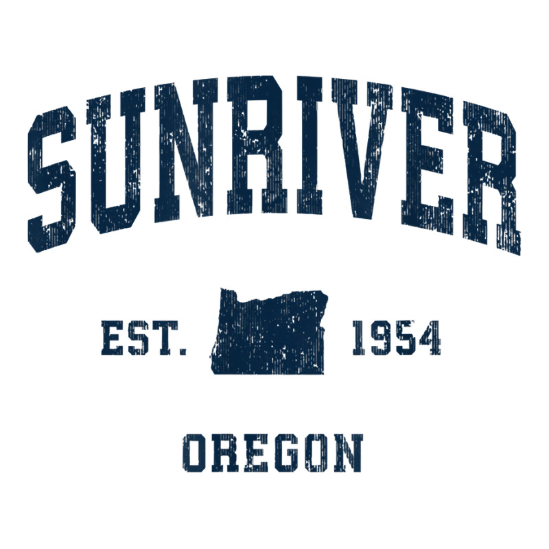 Sunriver Oregon Or Vintage Athletic Navy Sports Design T Shirt Baby Tee by nealegmruland1 | Artistshot