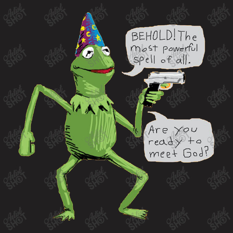 Yer A Wizard Kermit T Shirtyer A Wizard Kermit T Shirt By Morphimus T-shirt | Artistshot