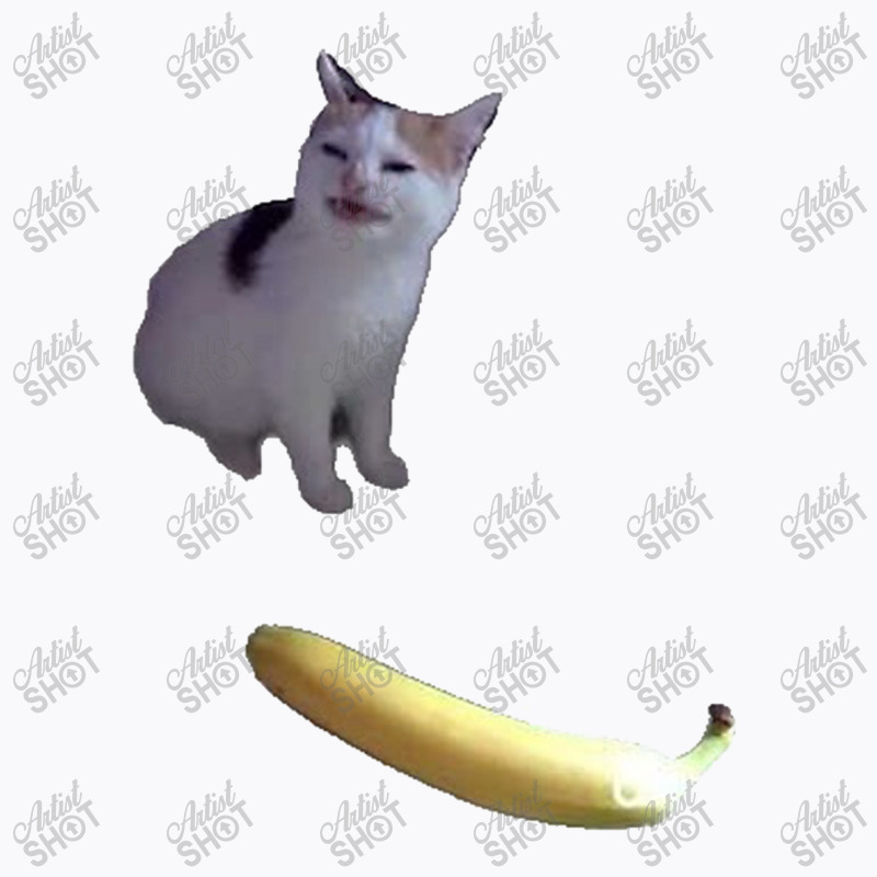 Cat No Banana T-shirt | Artistshot