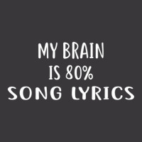 My Brain Is 80%25 Song Lyrics Ladies Curvy T-shirt | Artistshot