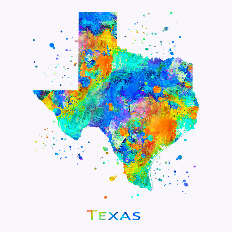 Texas Map T Shirt Tank Top | Artistshot