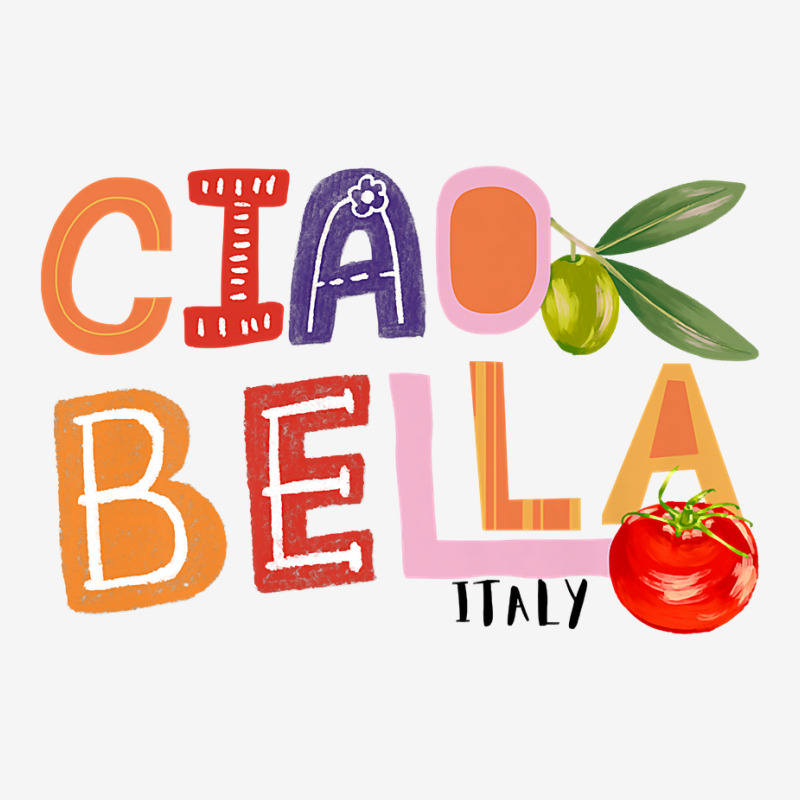 Funny Ciao Bella Saying Italy Garden For Italian Foods Lover Premium T Adjustable Cap | Artistshot