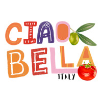 Funny Ciao Bella Saying Italy Garden For Italian Foods Lover Premium T V-neck Tee | Artistshot