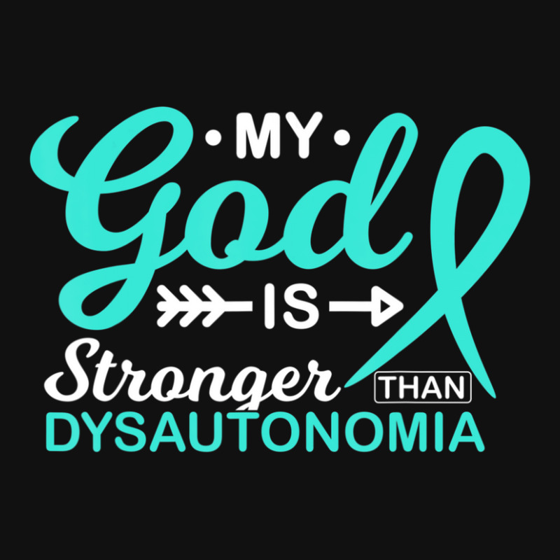 My God Is Stronger Than Dysautonomia Awareness Warrior Fanny Pack | Artistshot