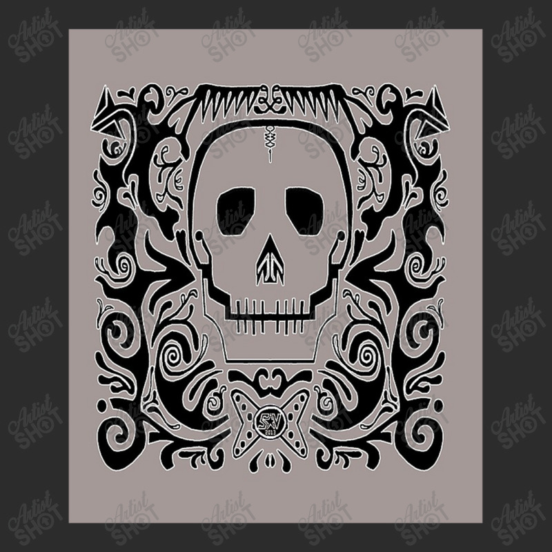 Skull Stencil Warm Grey Exclusive T-shirt | Artistshot