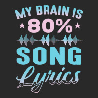 My Brain Is 80% Song Lyrics Singer Catchy Tune Lyrics 1 Printed Hat | Artistshot