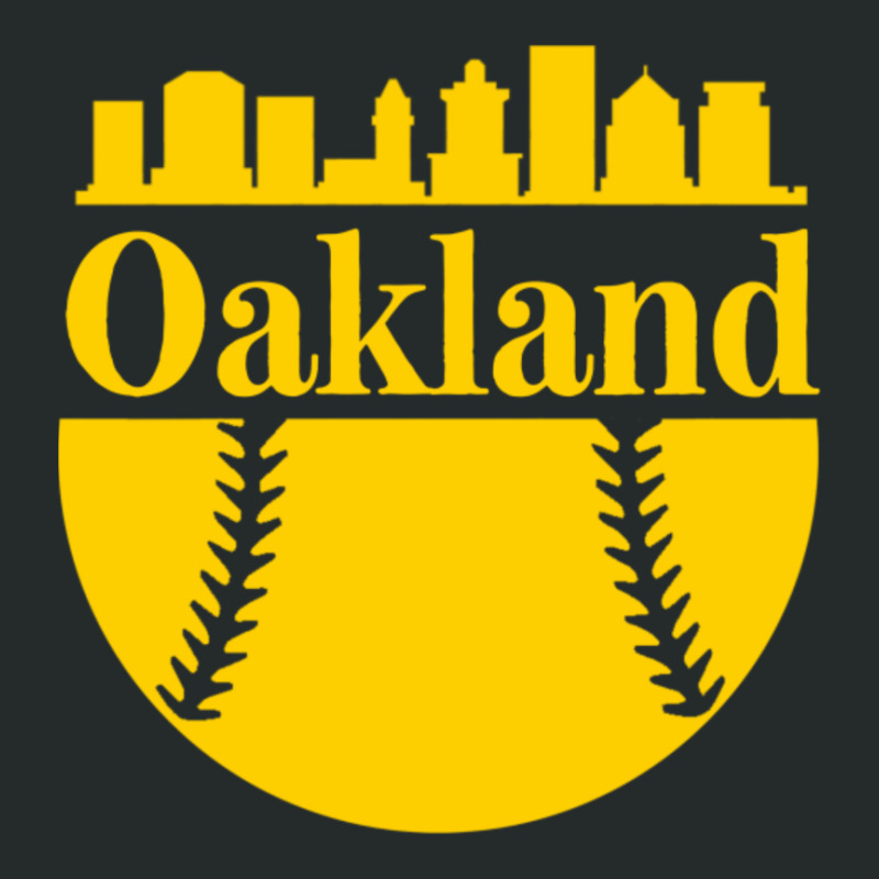 Oakland Baseball Women's Triblend Scoop T-shirt by Kanjolen689 | Artistshot