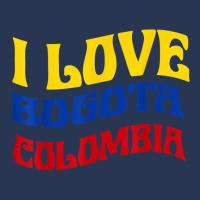 I Love Bogota Colombia Flag Map Colombian Pride Camiseta T Shirt Ladies Denim Jacket | Artistshot