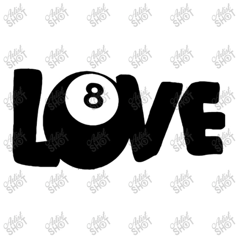 Love 8 (eight) Ball Pool Funny Billiards Youth Hoodie | Artistshot