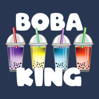 Boba King Tea Tapioca Boba Ball Drink Lover Men Denim Jacket | Artistshot