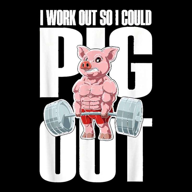 I Work Out So I Could Pig Out For A Animal Lover Pig Lover T Maternity Scoop Neck T-shirt by cm-arts | Artistshot