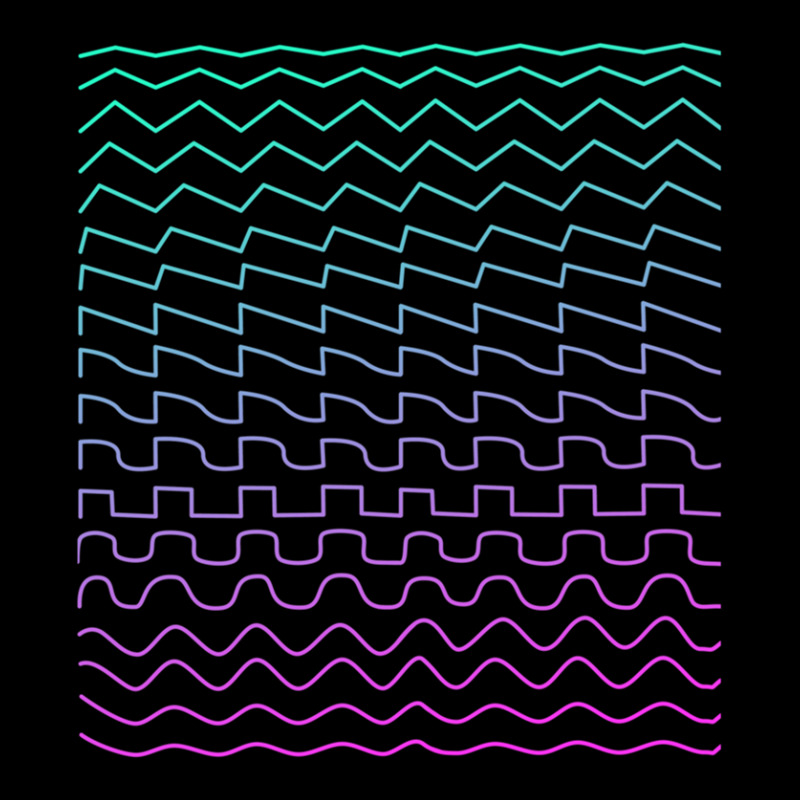 Synthesizer Waveforms Pocket T-shirt | Artistshot