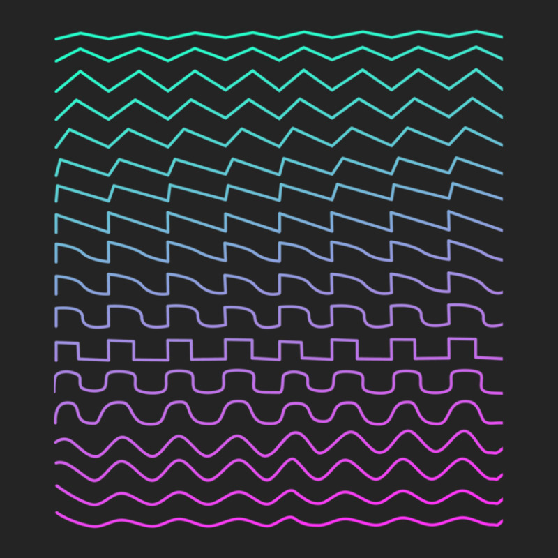 Synthesizer Waveforms 3/4 Sleeve Shirt | Artistshot