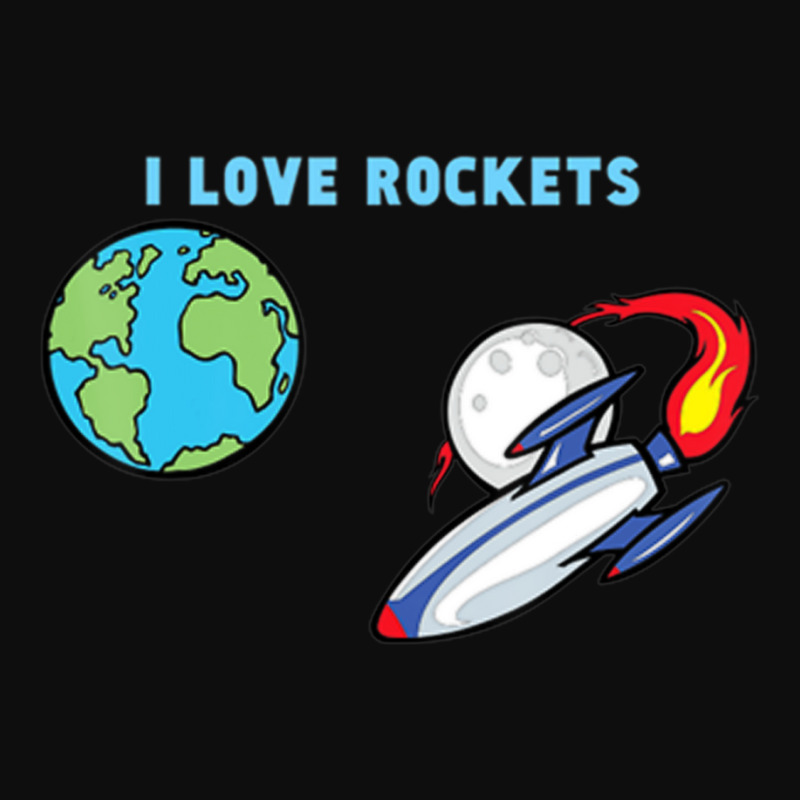 I Love Rockets (by 6 Year Old Aidan) Crop Top by Mata Gibson | Artistshot