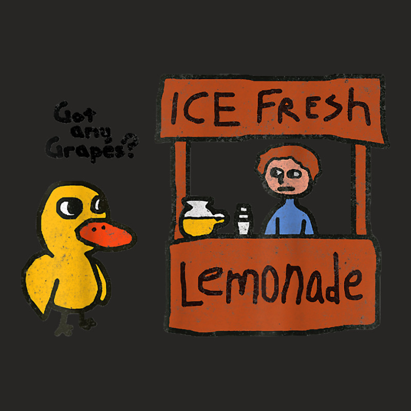 Ice Fresh Lemonade Got Any Grapes Duck Funny Gift T Shirt Ladies Fitted T-Shirt by cm-arts | Artistshot