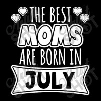 The Best Moms Are Born In July Jigsaw Fleece Short | Artistshot