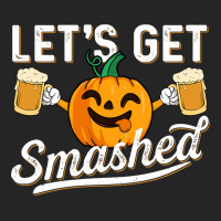 Drinking Pumpkin Lets Get Smashed Beer Lover Halloween Funny Long Slee Unisex Hoodie | Artistshot