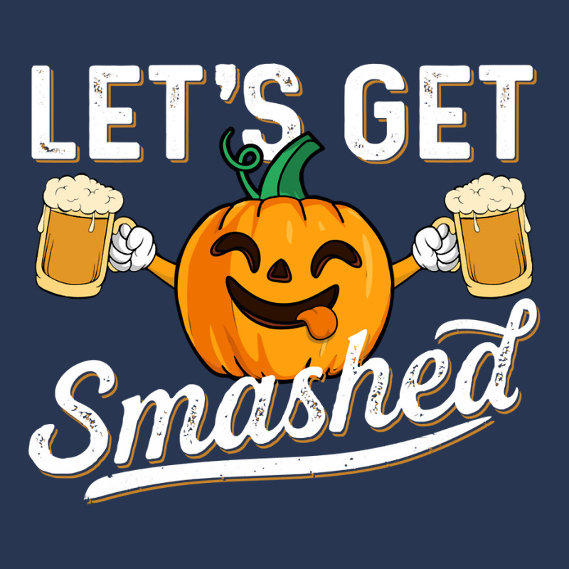 Drinking Pumpkin Lets Get Smashed Beer Lover Halloween Funny Long Slee Men Denim Jacket by cipaehuwogi1 | Artistshot