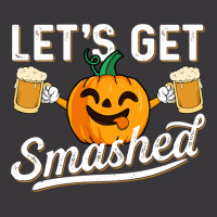 Drinking Pumpkin Lets Get Smashed Beer Lover Halloween Funny Long Slee Ladies Curvy T-shirt | Artistshot