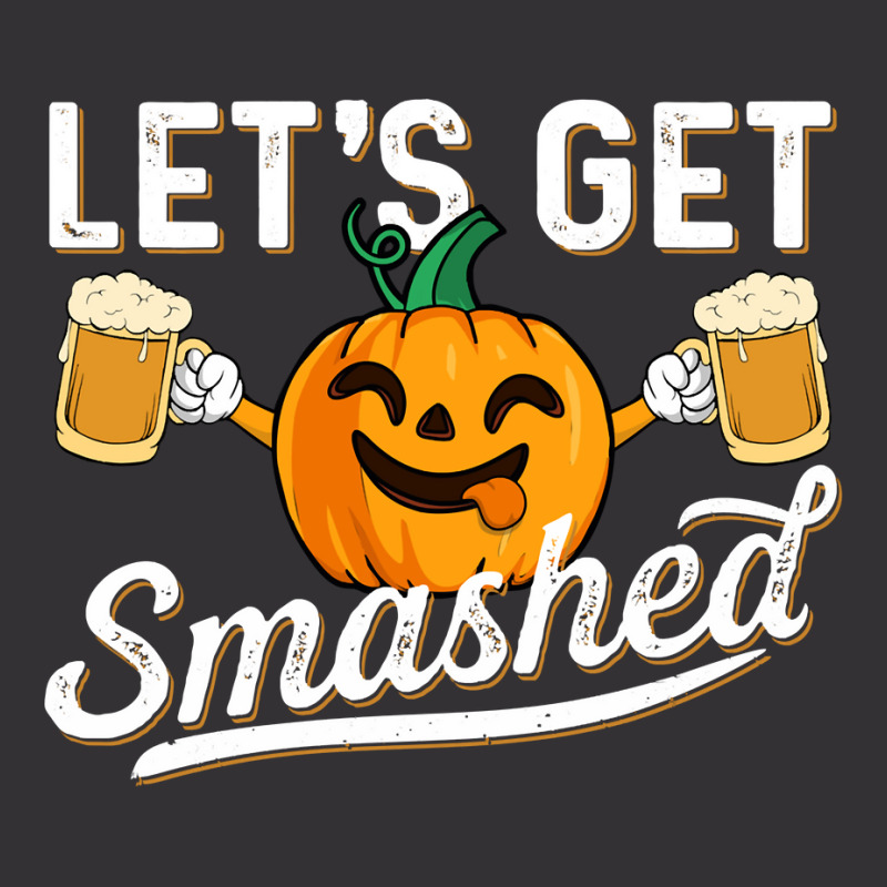 Drinking Pumpkin Lets Get Smashed Beer Lover Halloween Funny Long Slee Vintage Hoodie And Short Set by cipaehuwogi1 | Artistshot