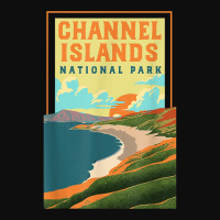 Channel Islands California Wpa National Parks Poster Retro T Shirt Crop Top | Artistshot