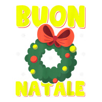 Buon Natale Italian Merry Christmas Wreath Merry Buon Natale T Shirt V-neck Tee | Artistshot