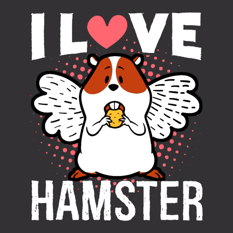 I Love Hamster Vintage Hoodie by atereabag | Artistshot