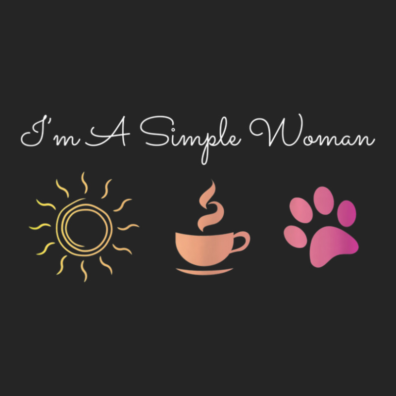 Womens I'm A Simple Woman Sunshine Coffee Paw Dog Cute Unisex Hoodie by Konlasa6638 | Artistshot