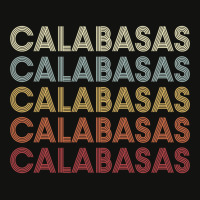 Calabasas California Calabasas Ca Retro Vintage Text Long Sleeve T Shi Scorecard Crop Tee | Artistshot