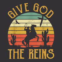 Give God The Reins Shirt Funny Cowboy Riding Horse Christian T Shirt Vintage Hoodie | Artistshot