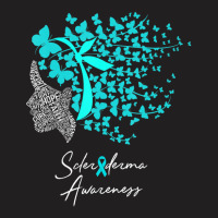 Scleroderma Awareness Teal Butterflies T-shirt | Artistshot