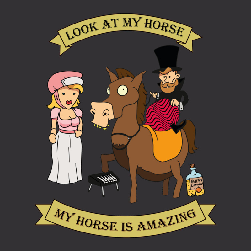 Look At My Horse .png Vintage Hoodie | Artistshot